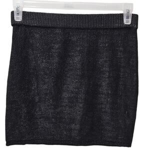 Black sweater mini skirt. Wild Fable from Target.